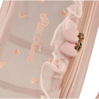 Bolso Simple de malla para cosméticos, bolsa de lavado con cremallera, bolsa de almacenamiento de malla, bolsa de pañuelos, organizador de artículos de tocador de gran capacidad para mujer - details 18