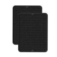 Ilicone-alfombrilla de silicona resistente al calor para cocina, tapete de secado antideslizante, 2 piezas, 40x30 cm - details 0