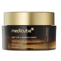Medicube Deep Vita Capsule 55g, cápsulas de crema facial, cosmética coreana viral, crema facial hidratante, revitalizante, eliminación - details 0