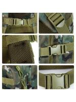 Mochila militar de camuflaje para exteriores, mochila táctica multifuncional de gran capacidad para montañismo, viajes y camping. - details 2