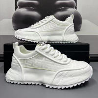 Zapatos informales de malla para hombre, zapatillas deportivas con plataforma, talla más grande, suela completa, para verano - details 4