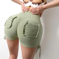 Pantalones Cortos Deportivos de Cintura Alta para Mujeres Material de Nylon Transpirable y Secado Rápido Ideal para Yoga y Fitness Hecho en China - details 6