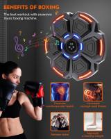 Music Boxing Machine Adulto - 9 Modos de Velocidad Boxeador de Pared Musical con Guantes De Boxeo - Maquina Musica Boxeo con Bluetooth y Recuento Inteligente y Luces al Ritmo de la Música - details 4
