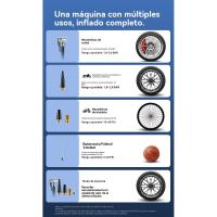 Inflador de Neumáticos, Compresor de Aire Portátil para Neumáticos de Coche, Bomba de Aire Inalámbrica 150 PSI, Bomba de Aire Portátil para Neumáticos de Bicicleta con Pantalla LCD, Clip para Batería - details 12