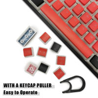 Teclas PBT de doble disparo retroiluminadas para teclado mecánico Cherry MX Gateron, teclas de perfil OEM, color negro y rojo, 108 - details 5