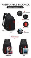 Ocio grande de la mochila de Oxford, bolso de escuela de Fashiona, impermeable, para el ordenador portátil del negocio - details 5