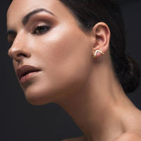 Pendientes De Estilo Punk Vintage Para Hombres Y Mujeres Triángulo Geométrico Unisex Joyería De Fiesta Cool Boys Metal - details 7