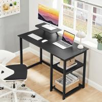 Escritorio de Computadora con Estantes Reversibles Mesa de Oficina para Ahorro de Espacio - details 68