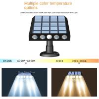 Luz LED Solar impermeable IP65, 3 modos, lámpara de calle con Sensor de movimiento montado en la pared, ahorro de energía, fácil de instalar, lámpara Solar de pared - details 6