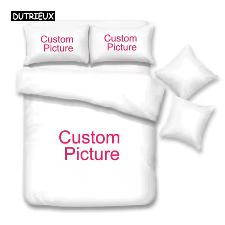 Conjunto de Funda de Almohada de Dibujos Animados de Princesa Mágica Tamaño de Cama Rey - 1