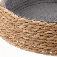 Cama de mimbre para perro, nido tejido para mascotas, esterilla para gato, hierba, sauce, cálido, limpio - details 7