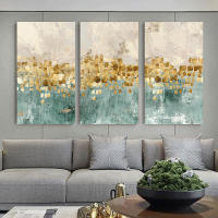 Pintura Moderna en Lienzo de DHROOM con Marco de Oro y Negro Textura Orgánica Rústica en Blanco para Decoración de Pared de Sala de Estar - details 6