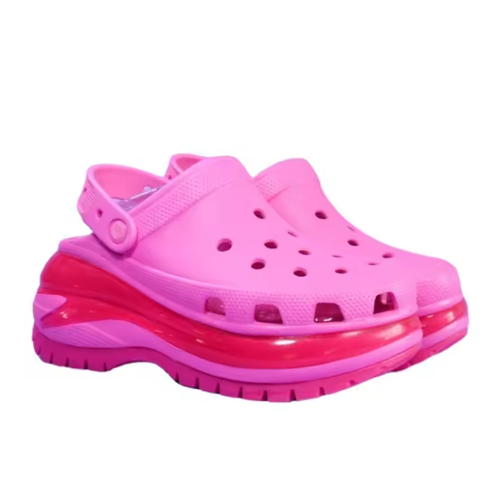 Cro Classic Mega Crush Clog - Sandalias Negeras para Mujer - Suela Crush Extra Gruesa - 1