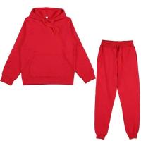 Chándal con capucha para hombre y mujer, conjunto deportivo de dos piezas, sudadera con capucha cálida de manga larga - details 9