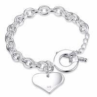 Pulseras de corazón de para mujer, joyería de lujo, recuerdo de boda, artículos de Navidad, joyería - details 4