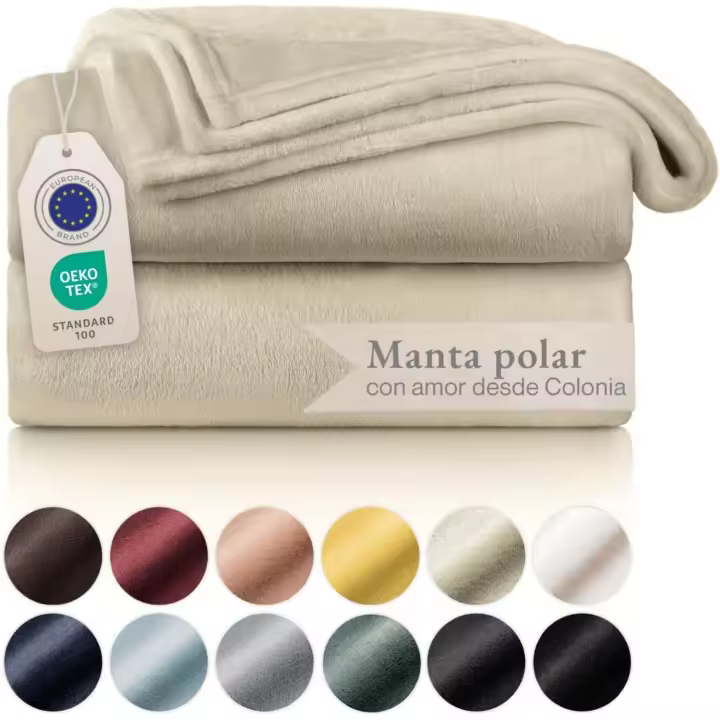 Blumtal Mantas para Sofá de Franela Suave y Acolchada - Manta Polar 100% Microfibra Extra Suave, Manta de sofá, de cama o de sala de estar, Negro, 270 x 230 cm - 1