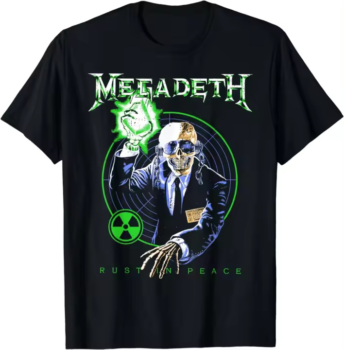 Camiseta de objetivo de la paz de óxido de Megadeth - 1