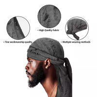 Gorra de Pirata de Algodón Rasgada Larga Gorra Elástica para Hip Hop para Hombres y Mujeres - details 4