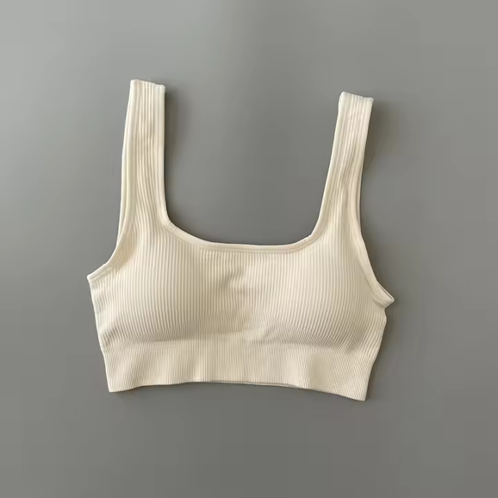 Sujetador Deportivo FKAFIT para Mujeres con Soporte Medio y Copas Desmontables Top de Entrenamiento y Yoga en Nylon Adecuado para Múltiples Actividades - 1