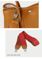 Bolsos De Cuero De Lujo para Mujer, Bolsos De Hombro, Collage De Correas, Anchas De Color - details 19