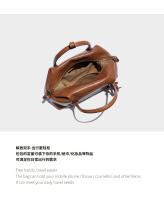 Nuevo bolso de mujer retro portátil, bolso de mensajero de hombro, bolso de pino - details 4