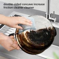 Pañuelos de Limpieza Mágicos Doble Cara Cuerda de Acero Inoxidable Engrosada 12/1pcs - details 2
