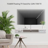Soporte de TV de Madera Flotante Estante de Pared para TV Mueble de Madera para TV Colgante - details 23