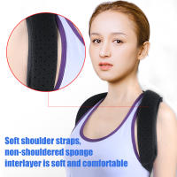 Soporte para la columna vertebral para hombres y mujeres, Corrector de postura para aliviar el dolor de cuello, hombros y espalda, alisador de soporte Lumbar - details 11