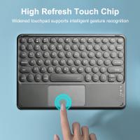 Teclado inalámbrico Compatible con Bluetooth para IOS, Android, tableta Windows, iPad Air Pro, teclado inalámbrico recargable de 10 pulgadas - details 1