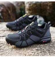 Nuevos zapatos de senderismo para hombre, zapatos de viaje de senderismo transpirables de malla, zapatos de campo traviesa para exteriores, zapatos deportivos de ciclismo de montaña - details 2