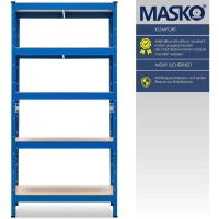 Estanterías de Almacenamiento Pesadas Sin Tornillos, Capacidad hasta 875kg, Tamaño 180x90x40cm, 2 piezas - details 4