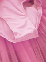 Vestido de baile de Ballet para niñas, sin mangas, lentejuelas brillantes, leotardo de malla, tutú, Ropa de baile, gimnasia, patinaje, disfraz de escenario actuación - details 23