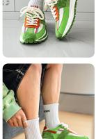 2025 nueva malla de verano zapatos para correr transpirables plataforma aumentando tendencia zapatos de los hombres zapatos de papá zapatos casuales. - details 9