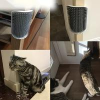 Rascador de esquina para gatos, masajeador de pelo, cepillo lavable para rascar, accesorios para mascotas - details 4