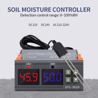 Controlador Digital de humedad del suelo, AC110V-220V, higrómetro, plantas de jardín, termorregulador de humedad, STC-3030 - details 0