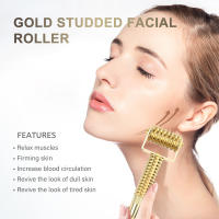 Beauty Derma-Rodillo profesional para el crecimiento del cabello y la barba, rodillo de masaje con microagujas de Metal dorado para hombres y mujeres - details 7