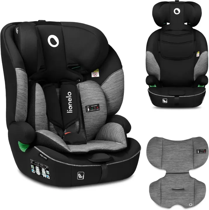 Silla infantil de coche 76-150 cm, Grupo 1 2 3, Protección Lateral, Reposacabezas ajustable de 10 etapas, Reposabrazos Cómodos, Respaldo Extraíble - 1