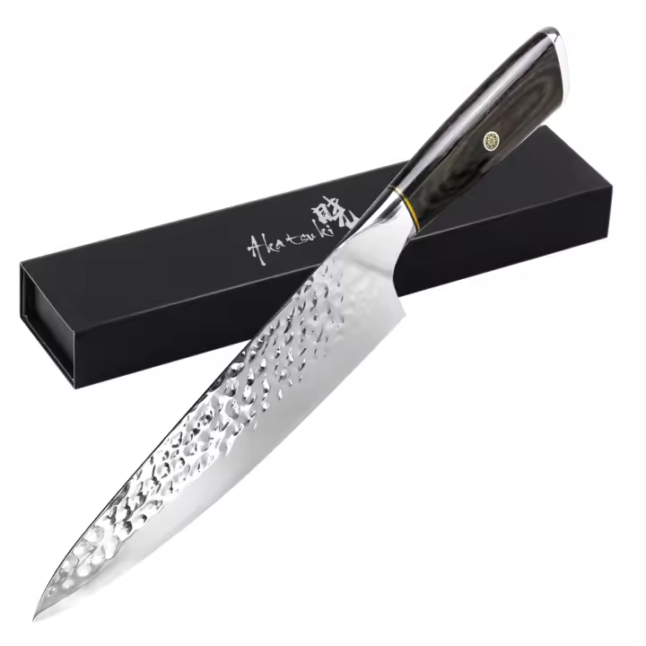 Juego de Cuchillos de Chef Profesional Acero de Alto Carbono 7CR17 Cuchillo Utility Japonés No Pega - 1