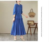 Elegante Vestido Suelto para Mujer Otoño 2025 Falda Larga de Moda de Talla Grande - details 18