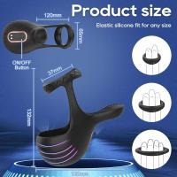 Leten Anillo Vibrante Control APP Delay de Ejaculación Juguete Sexual para Parejas - details 2