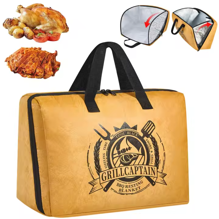 Bolsa de descanso para carne con gran capacidad, reutilizable para bolsa de descanso aislada para pechuga - 1