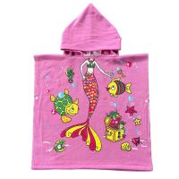 Toallas para niñas pequeñas, capa con capucha, bata de baño de playa, albornoz de microfibra suave para niños, Poncho de piscina, toalla de viñetas de animales - details 12