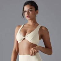 Chaleco de nailon de color sólido para yoga para mujer, sujetador deportivo transpirable, secado rápido - details 19
