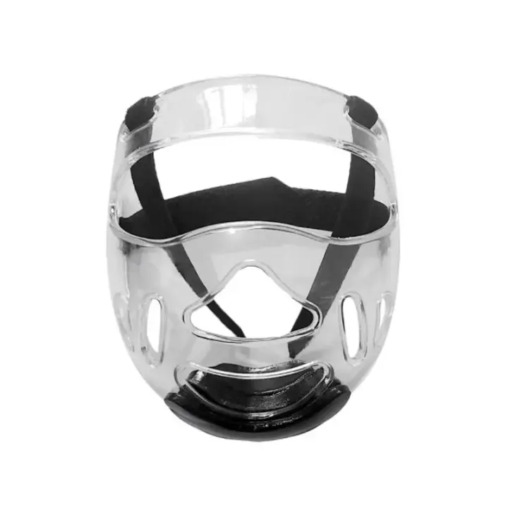 Casco de Taekwondo para adulto y niño, máscara transparente desmontable para boxeo, MMA, Karate - 1