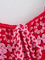 Día de la madrevestido Midi bohemio para Mujer, vestido de vacaciones con encanto de empalme, vestido de tirantes Vintage de punto, Vestidos de Mujer para Mujer - details 4