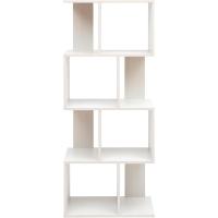 Estantería decorativa/estantes flotantes/Estantería de madera/Estantería con 4 estantes, oficina,modular, sala de estar, biblioteca - Display Shelf SRK-W3 - Marrón ceniza - details 69