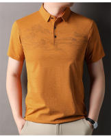 Polo de Moda para Hombres de Verano Cuello Impreso, Manga Corta, Ajuste Suelto - details 2