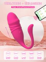 Vibrador de Mujer con Control Remoto Bluetooth App Estimulador de Clítoris Wearable Masajeador Vaginal Juguete Sexual para Mujeres - details 2