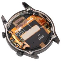 Pantalla LCD y digitalizador de montaje completo con marco para Huawei Watch GT 2 46 mm (negro) - details 2