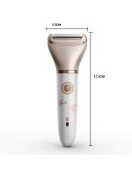 Maquinilla de afeitar eléctrica para mujer - Afeitadora facial y corporal 2 en 1 para mujer Bikin - details 4